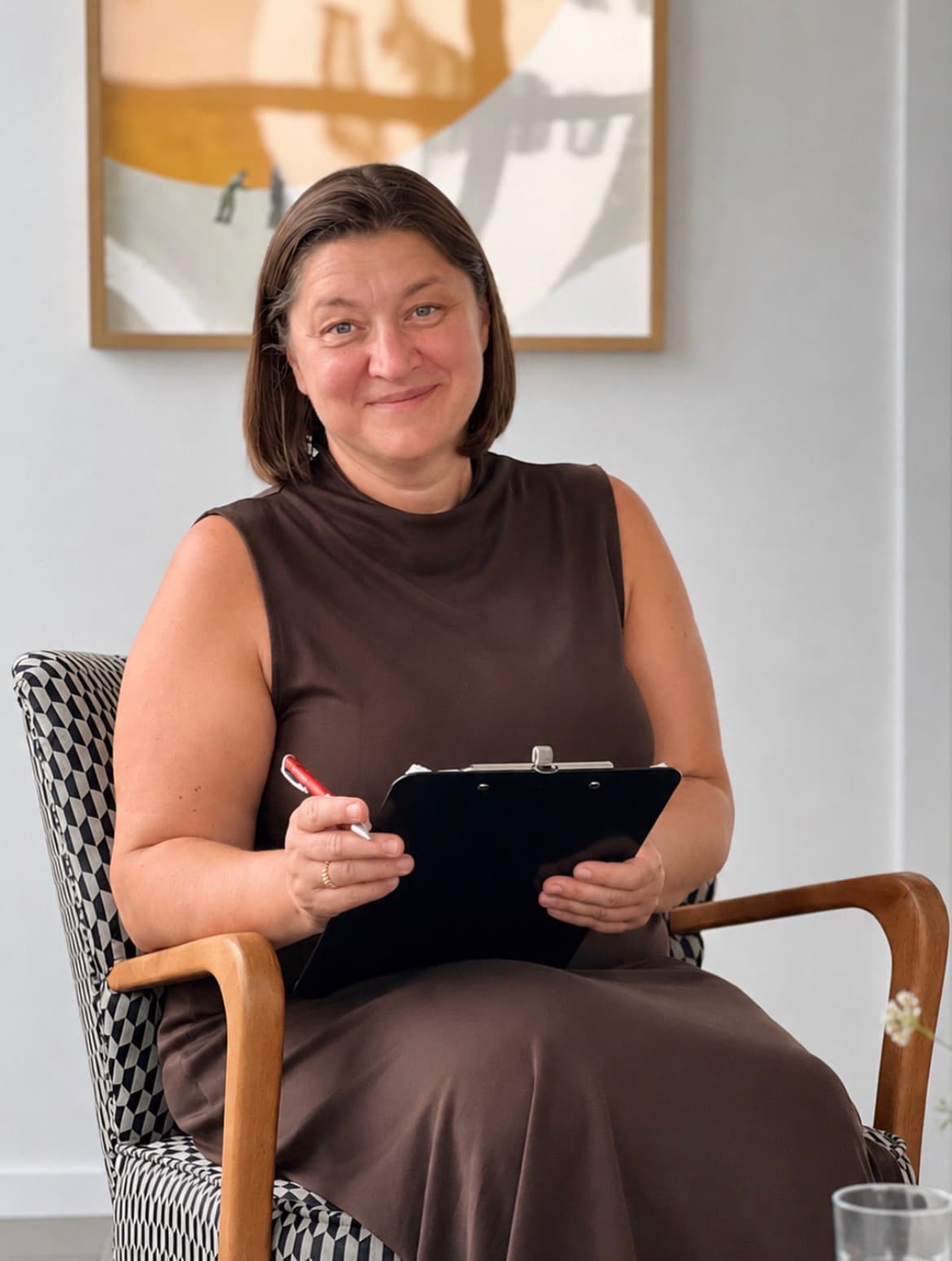 Vera Vilenskaya in ihrer Praxis in Schliersee
